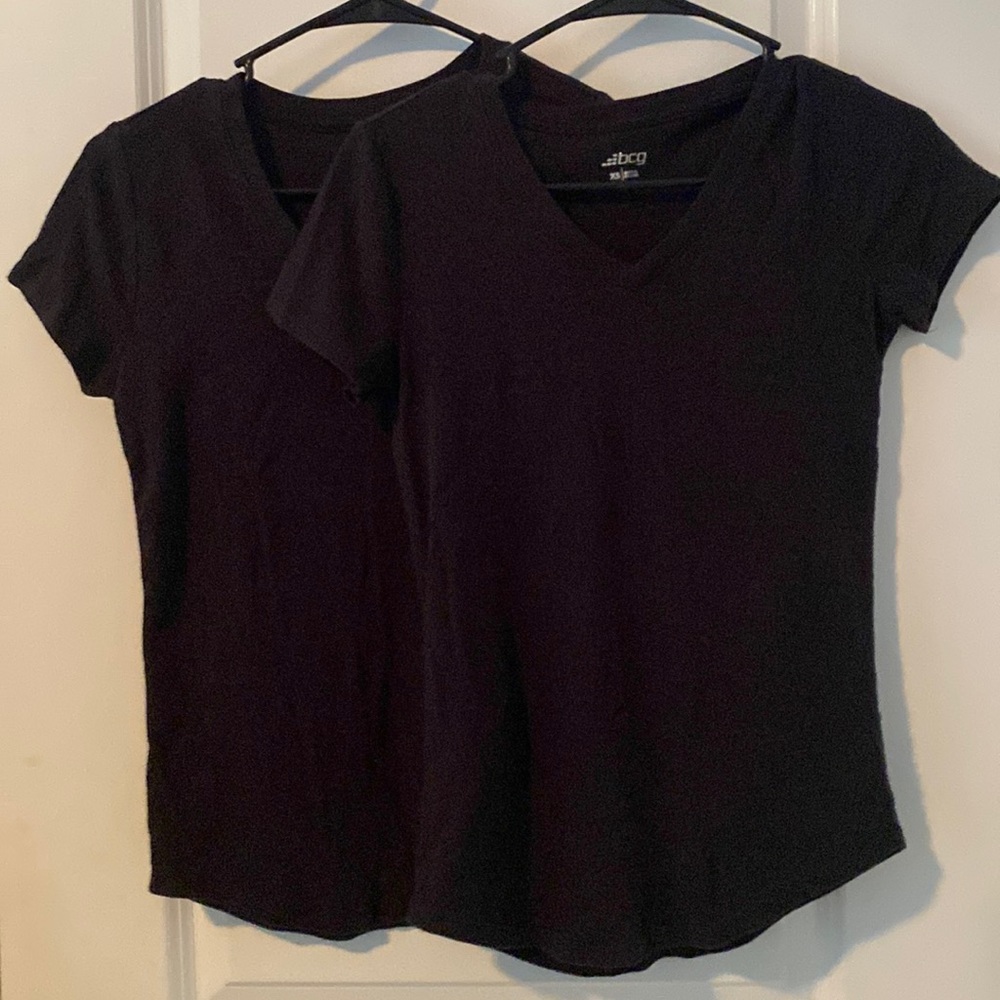 2 pack Athletic v neck shirts